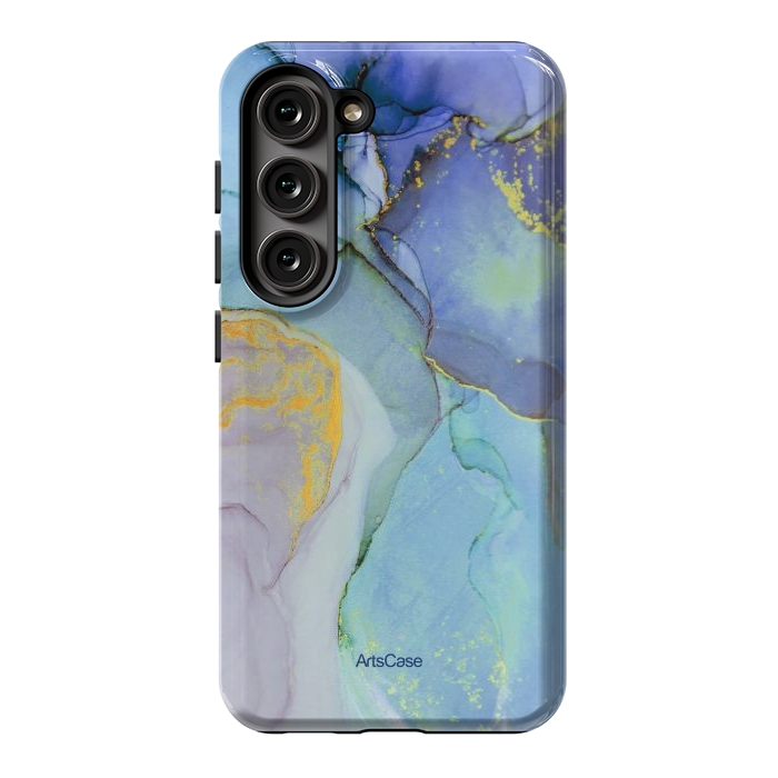Galaxy S23 StrongFit Ink Paint Abstract Marble by ArtsCase