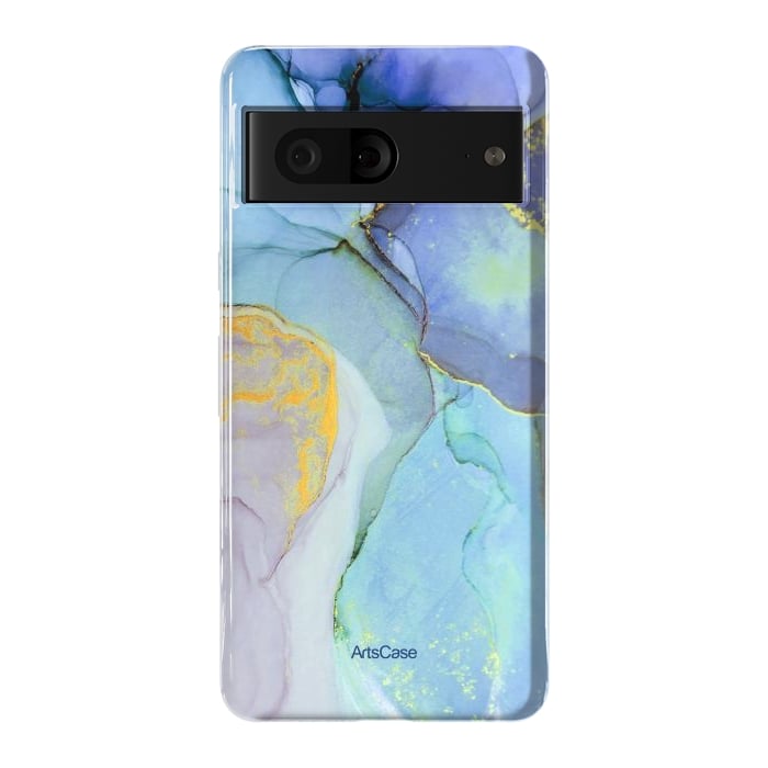 Pixel 7 StrongFit Ink Paint Abstract Marble by ArtsCase