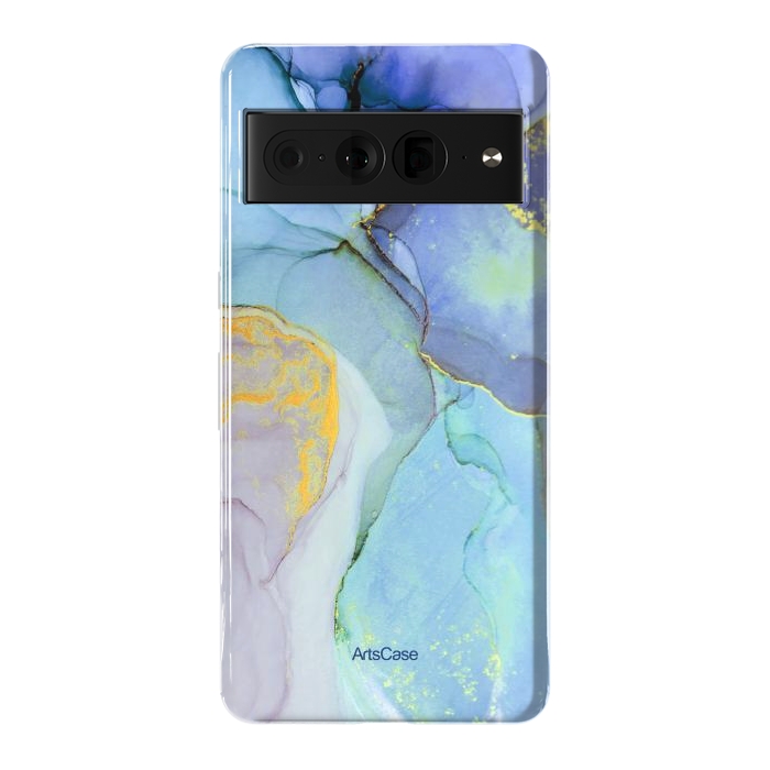 Pixel 7 Pro StrongFit Ink Paint Abstract Marble by ArtsCase