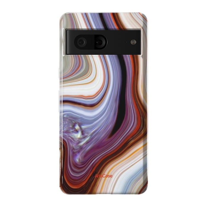 Pixel 7 StrongFit Brown Marble Pattern by ArtsCase