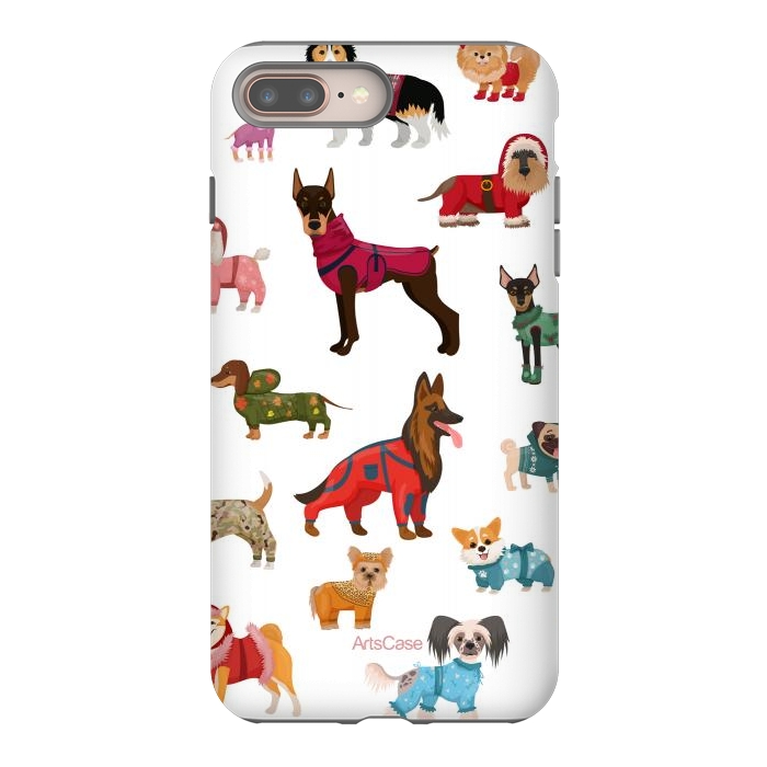 iPhone 7 plus StrongFit Fashion Dogs by ArtsCase