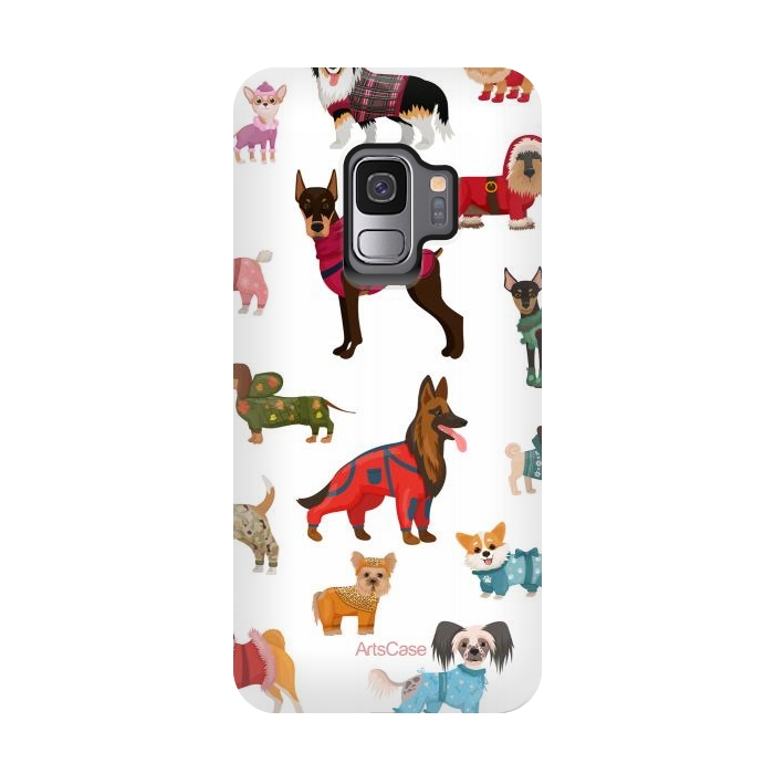 Galaxy S9 StrongFit Fashion Dogs by ArtsCase