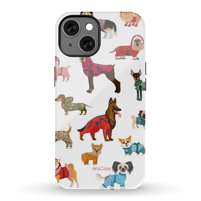 iPhone 13 StrongFit Fashion Dogs by ArtsCase