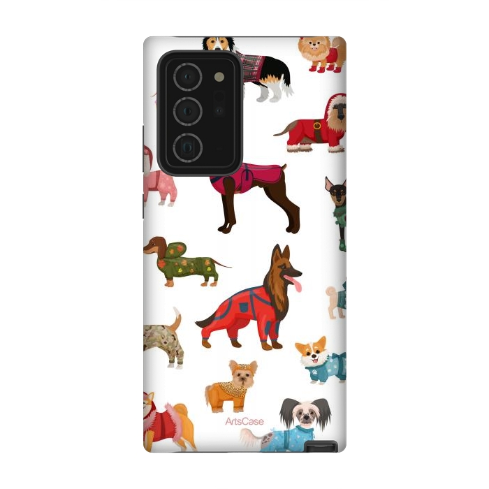 Galaxy Note 20 Ultra StrongFit Fashion Dogs by ArtsCase