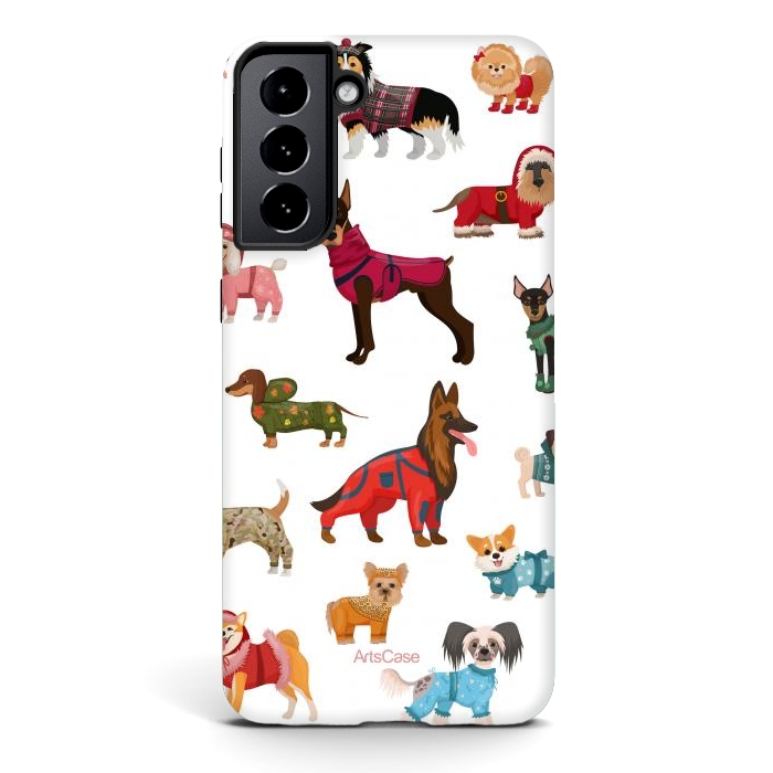 Galaxy S21 StrongFit Fashion Dogs by ArtsCase