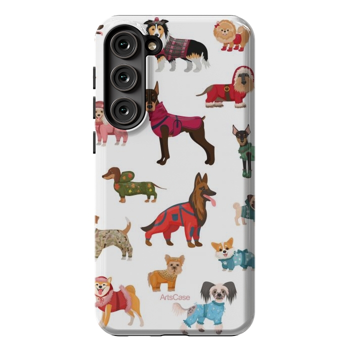 Galaxy S23 Plus StrongFit Fashion Dogs by ArtsCase