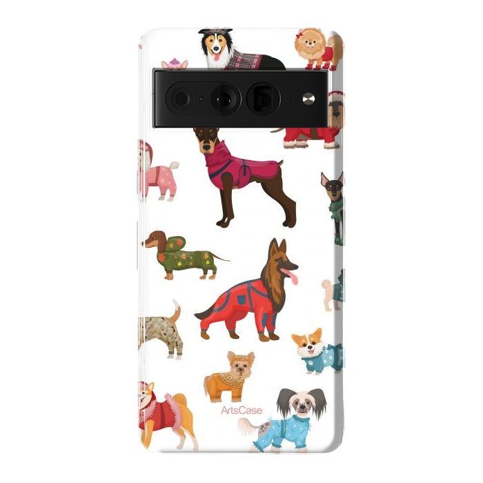 Pixel 7 Pro StrongFit Fashion Dogs by ArtsCase