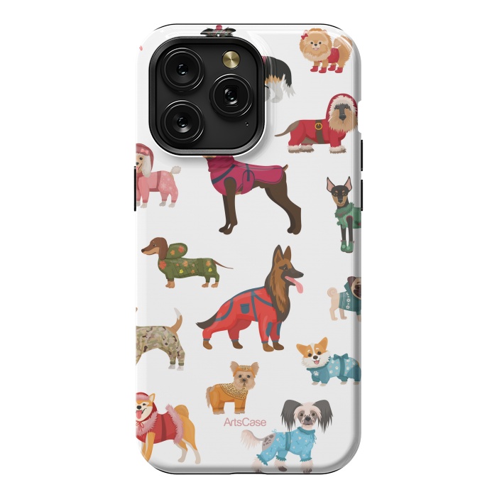 iPhone 15 Pro Max StrongFit Fashion Dogs by ArtsCase