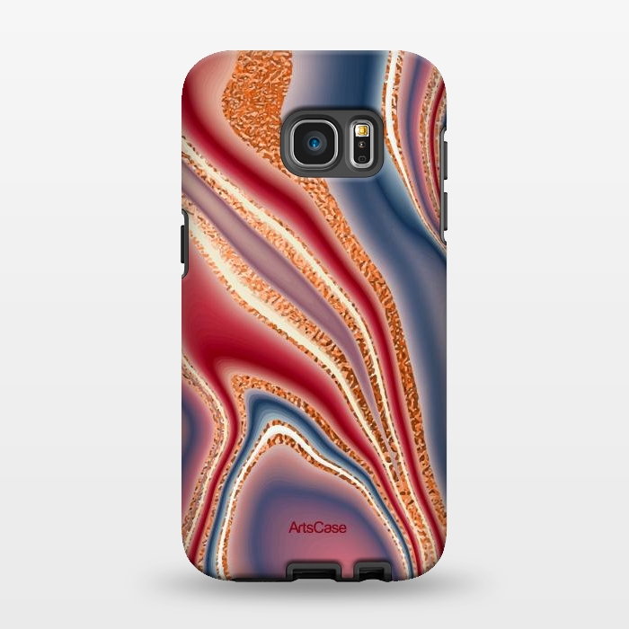 Galaxy S7 EDGE StrongFit Colored spangles by ArtsCase