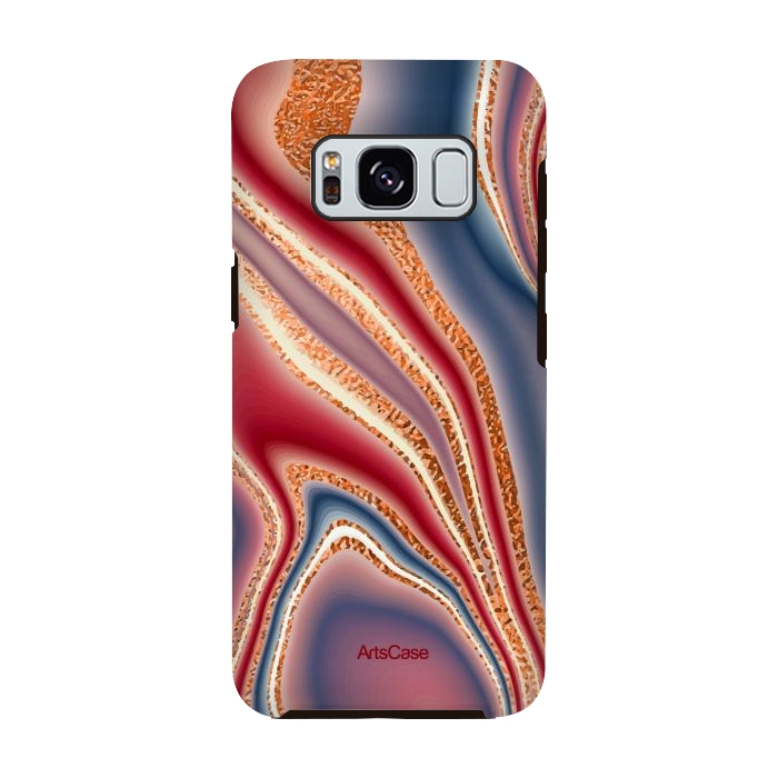 Galaxy S8 StrongFit Colored spangles by ArtsCase