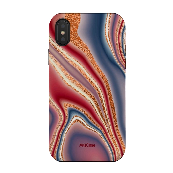 iPhone Xs / X StrongFit Colored spangles by ArtsCase