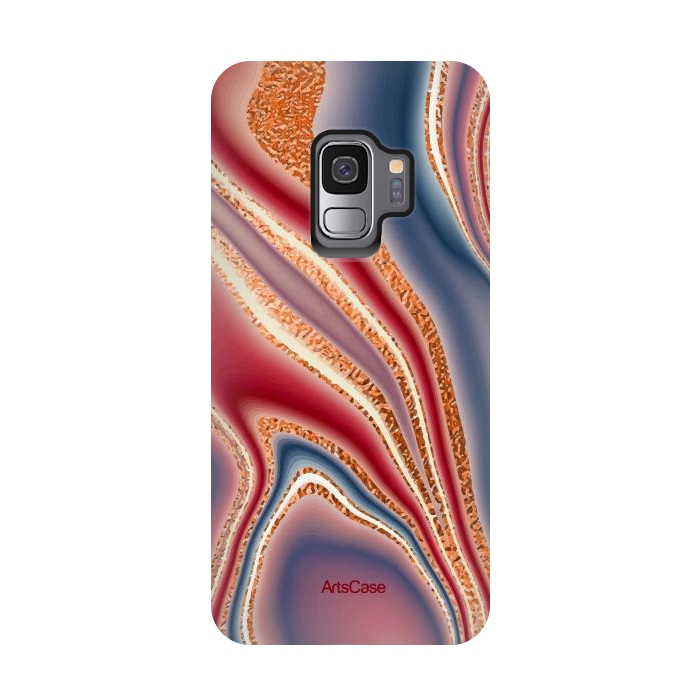 Galaxy S9 StrongFit Colored spangles by ArtsCase