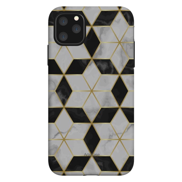 iPhone 11 Pro Max StrongFit Luxury Geometry by ArtsCase