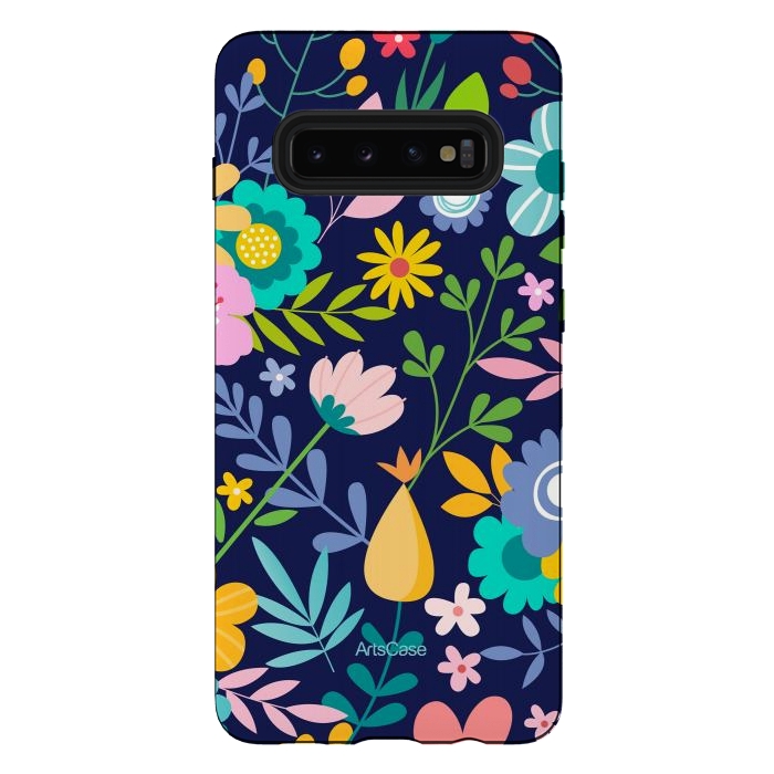 Galaxy S10 plus StrongFit Fresh flowers by ArtsCase
