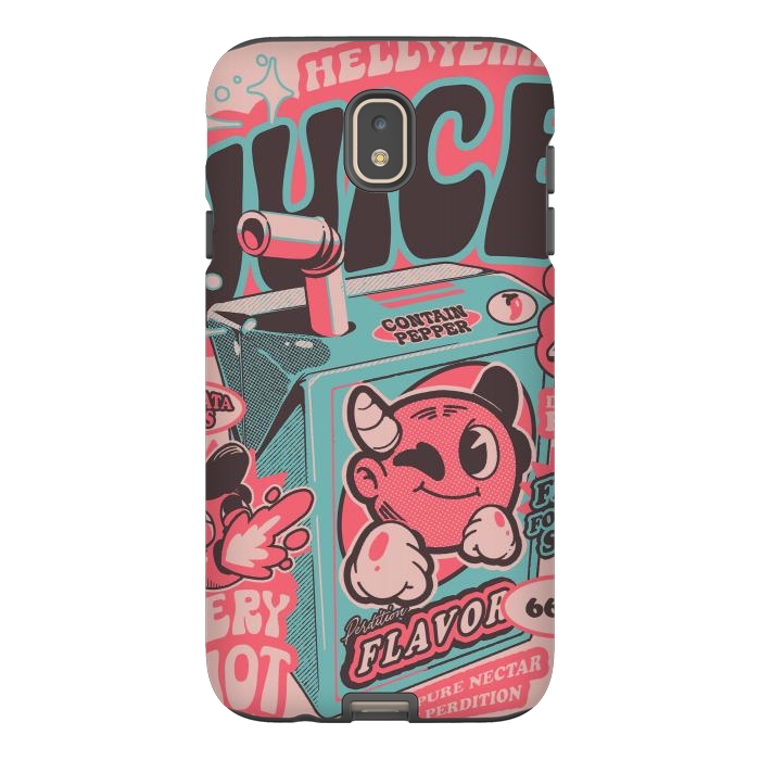 Galaxy J7 StrongFit Pink - Hell Yeah Juice  by Ilustrata