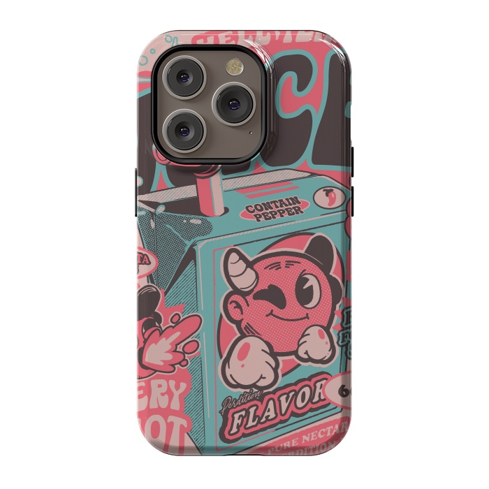 iPhone 14 Pro StrongFit Pink - Hell Yeah Juice  by Ilustrata