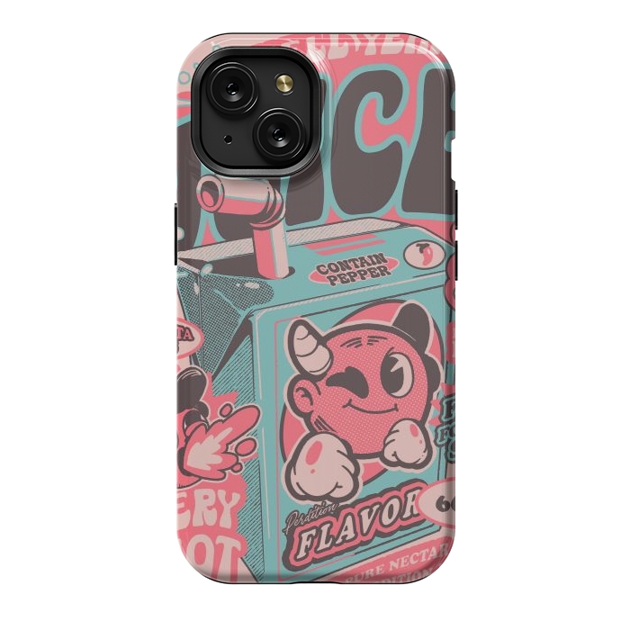 iPhone 15 StrongFit Pink - Hell Yeah Juice  by Ilustrata