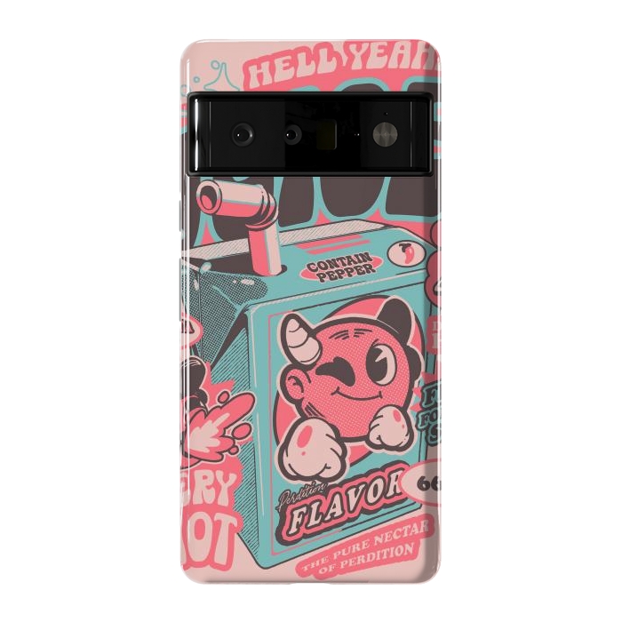Pixel 6 Pro StrongFit Pink - Hell Yeah Juice  by Ilustrata