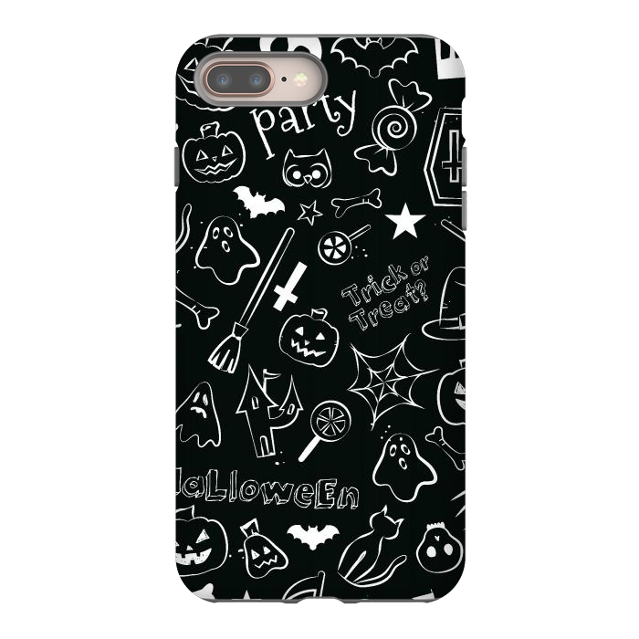 iPhone 7 plus StrongFit Halloween Pattern by Bledi