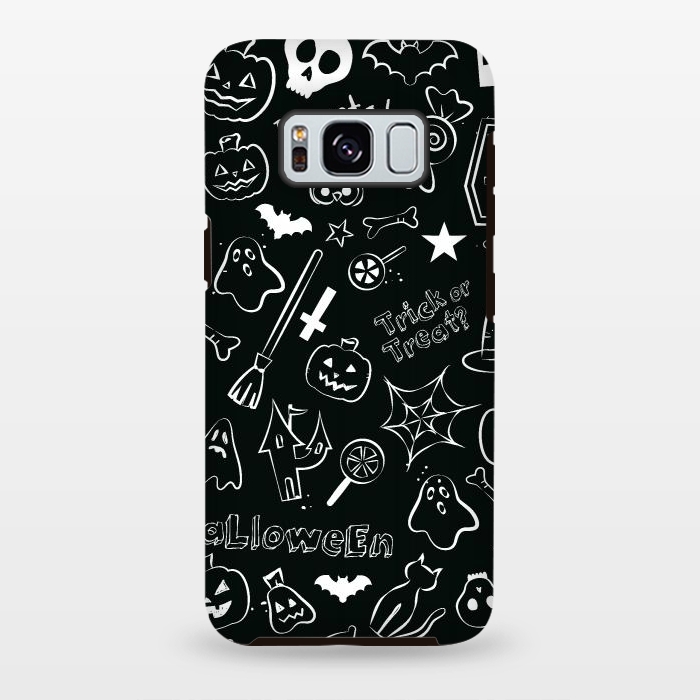 Galaxy S8 plus StrongFit Halloween Pattern by Bledi