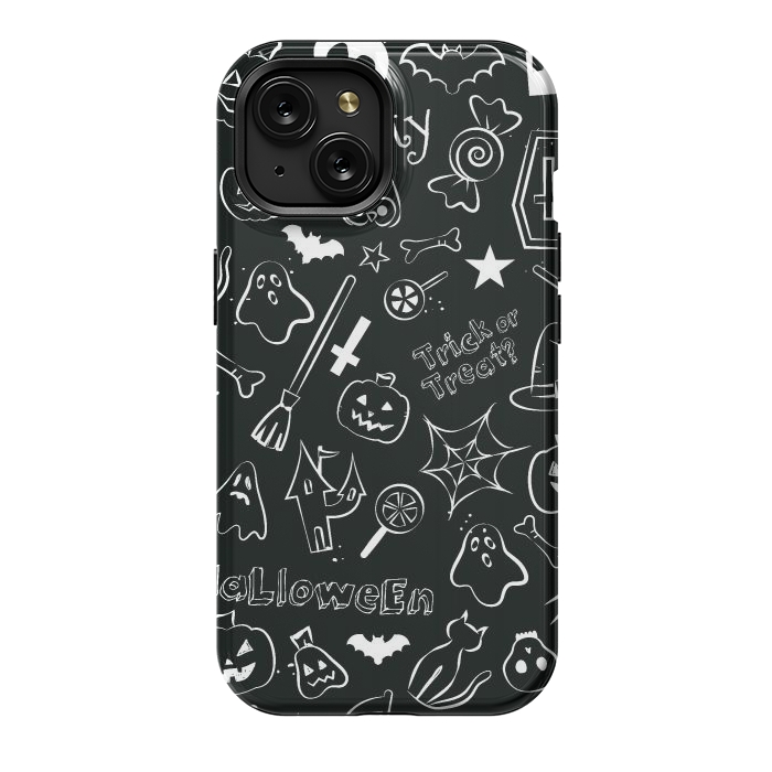 iPhone 15 StrongFit Halloween Pattern by Bledi
