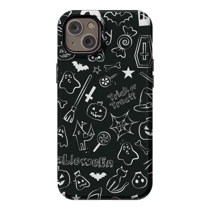 iPhone 14 Plus StrongFit Halloween Pattern by Bledi