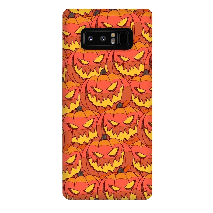 Galaxy Note 8 StrongFit Halloween pumpkin carvings by Steve Wade (Swade)