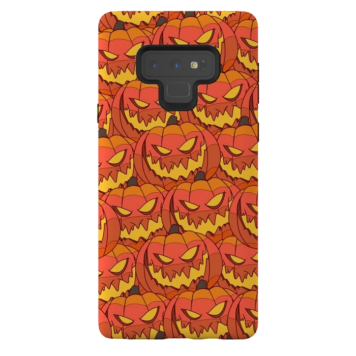 Galaxy Note 9 StrongFit Halloween pumpkin carvings by Steve Wade (Swade)
