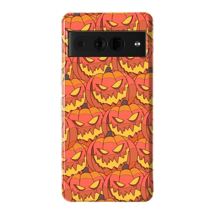 Pixel 7 Pro StrongFit Halloween pumpkin carvings by Steve Wade (Swade)