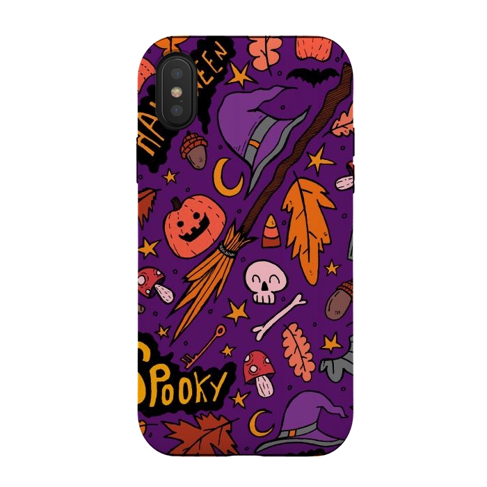 iPhone Xs / X StrongFit Everything Halloween  by Steve Wade (Swade)