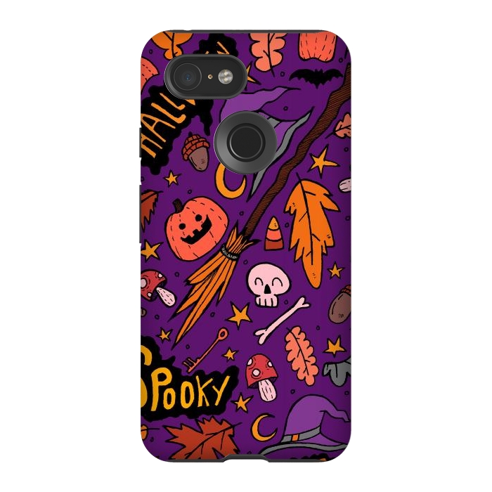 Pixel 3 StrongFit Everything Halloween  by Steve Wade (Swade)