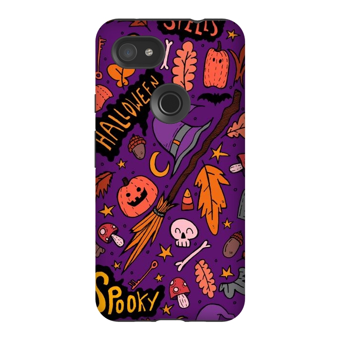 Pixel 3AXL StrongFit Everything Halloween  by Steve Wade (Swade)