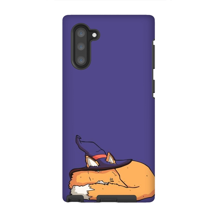 Galaxy Note 10 StrongFit The sleeping wizard's fox by Steve Wade (Swade)