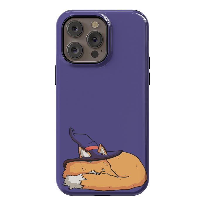 iPhone 14 Pro max StrongFit The sleeping wizard's fox by Steve Wade (Swade)