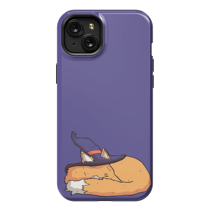 iPhone 15 Plus StrongFit The sleeping wizard's fox by Steve Wade (Swade)
