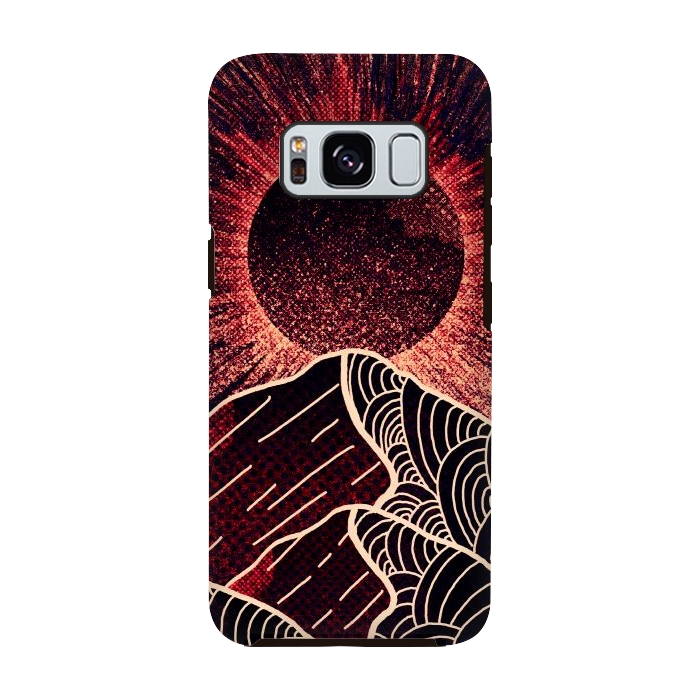 Galaxy S8 StrongFit The red sun burst by Steve Wade (Swade)