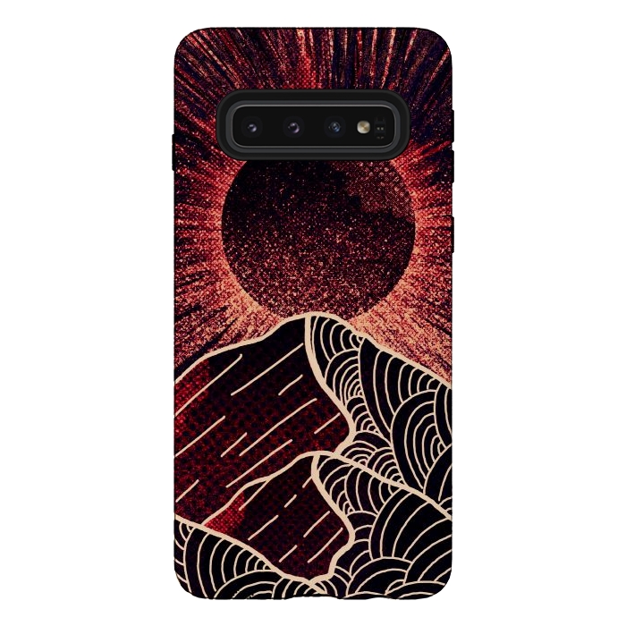 Galaxy S10 StrongFit The red sun burst by Steve Wade (Swade)
