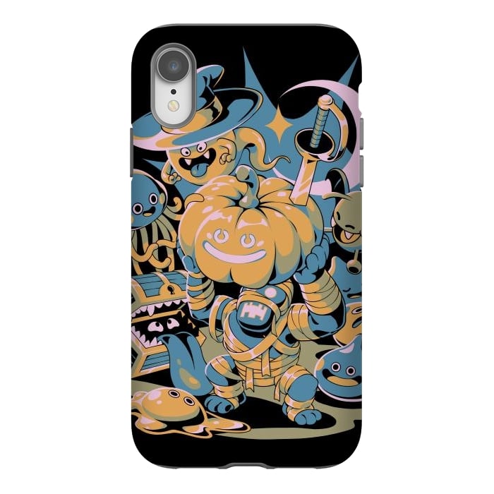 iPhone Xr StrongFit Spooky Quest by Ilustrata