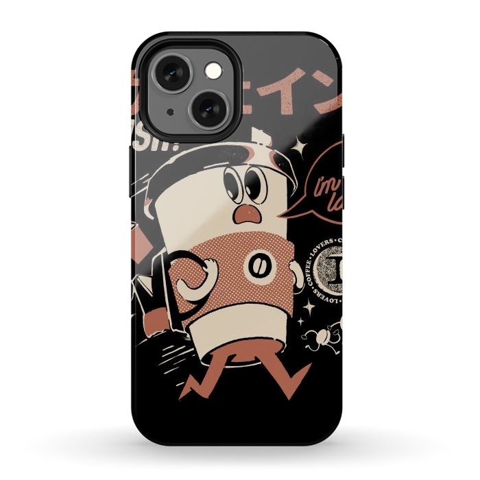 iPhone 13 mini StrongFit I'm so Latte! by Ilustrata