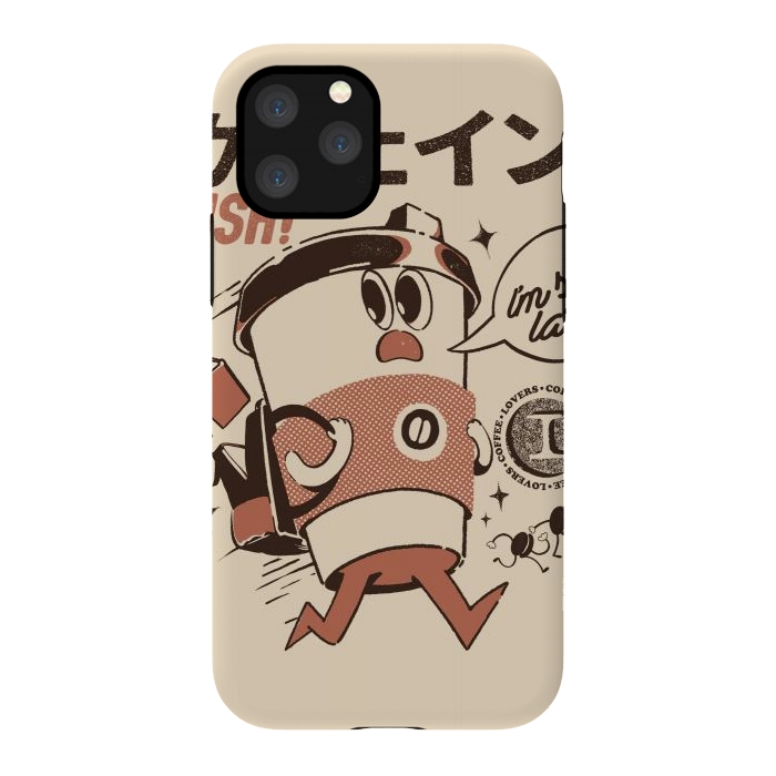 iPhone 11 Pro StrongFit I'm so Latte! - Cream by Ilustrata