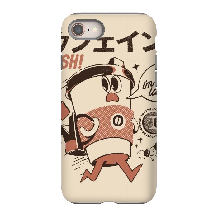 iPhone SE StrongFit I'm so Latte! - Cream by Ilustrata
