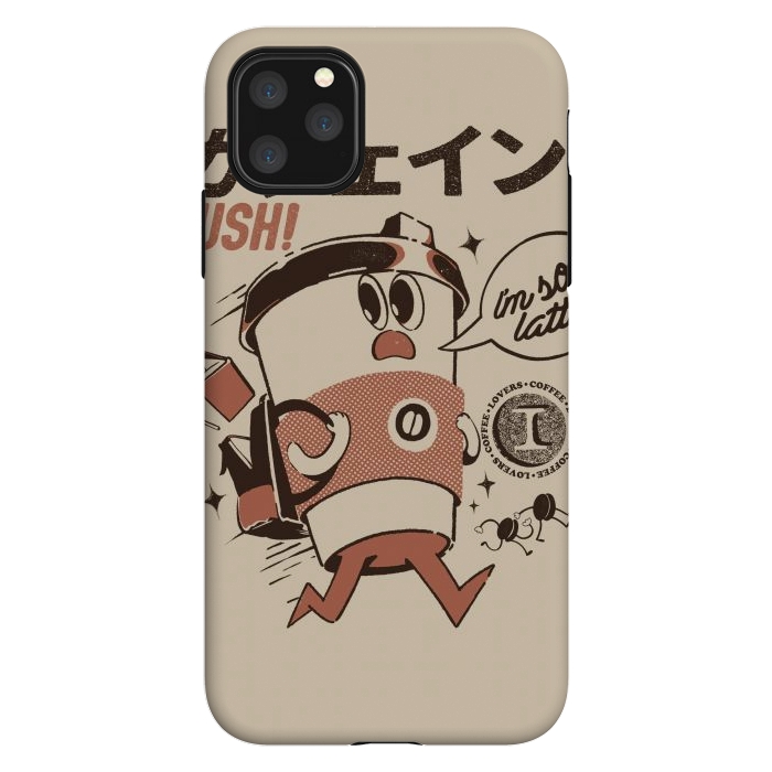 iPhone 11 Pro Max StrongFit I'm so Latte! - Cream by Ilustrata