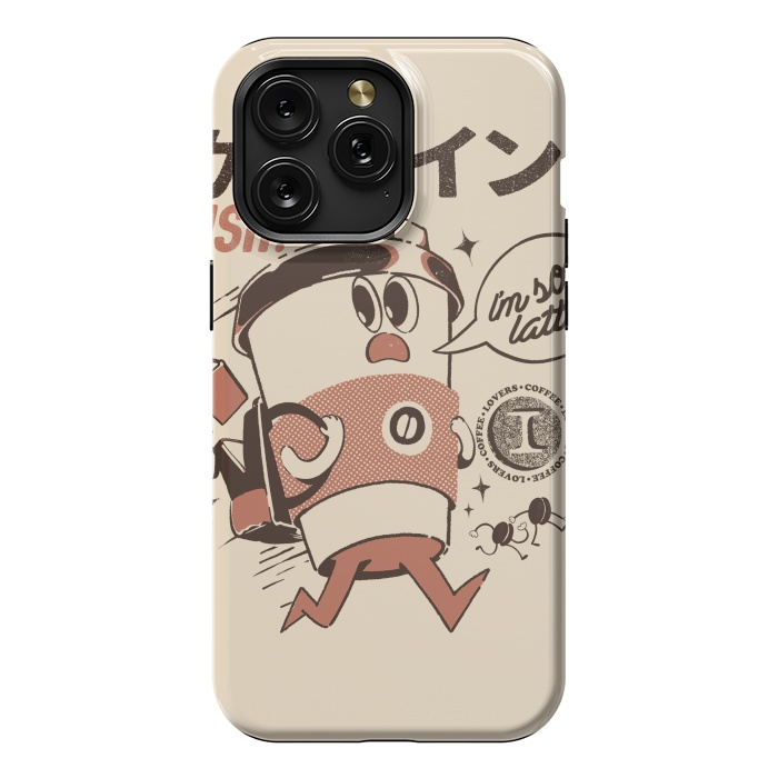iPhone 15 Pro Max StrongFit I'm so Latte! - Cream by Ilustrata