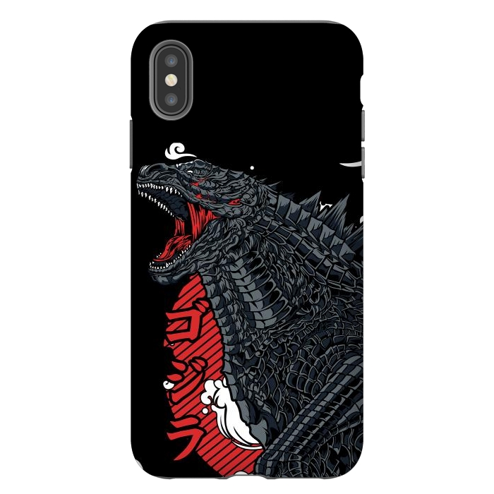iPhone Xs Max StrongFit Godzilla by Kato