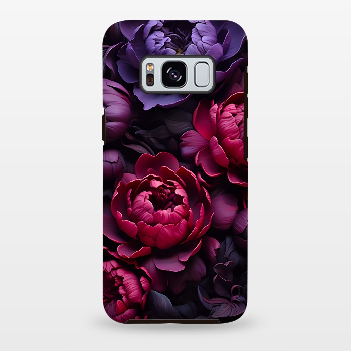 Galaxy S8 plus StrongFit Moody peonies by haroulita