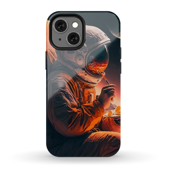 iPhone 12 mini StrongFit Astronaut in the moon by haroulita
