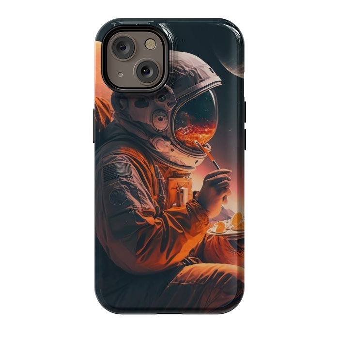 iPhone 14 StrongFit Astronaut in the moon by haroulita