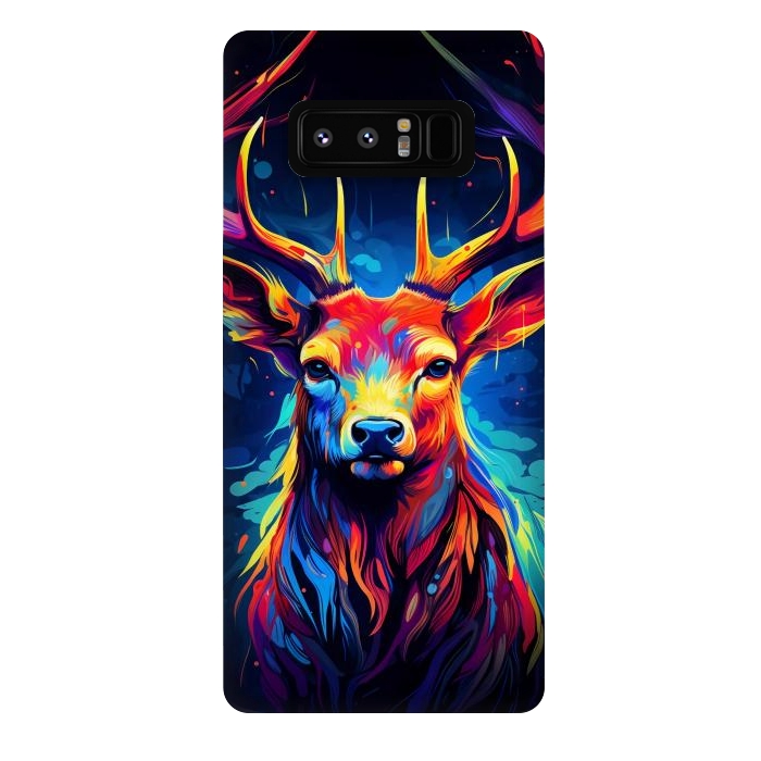 Galaxy Note 8 StrongFit Colorful deer by haroulita