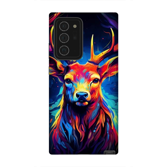 Galaxy Note 20 Ultra StrongFit Colorful deer by haroulita