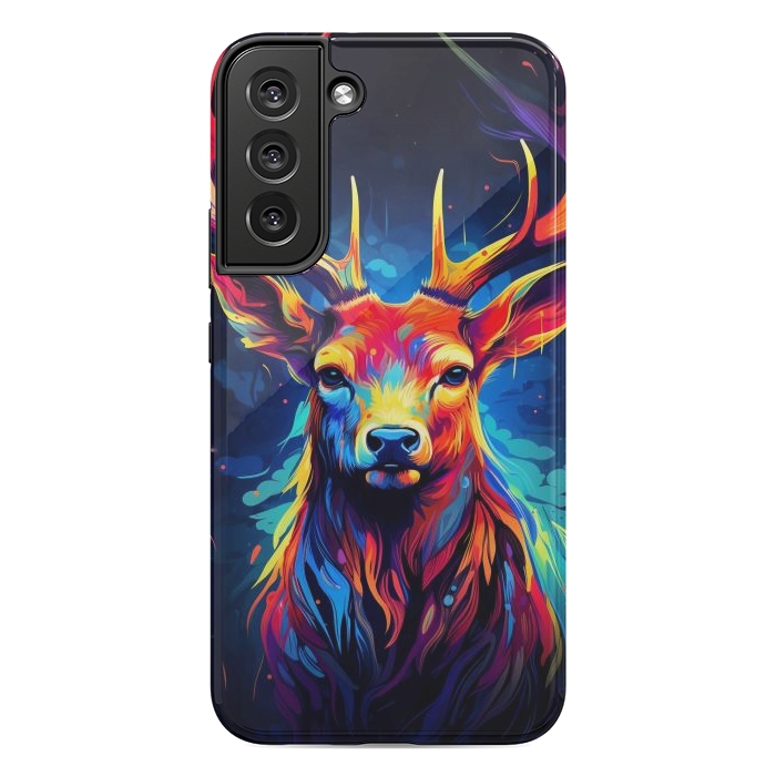 Galaxy S22 plus StrongFit Colorful deer by haroulita